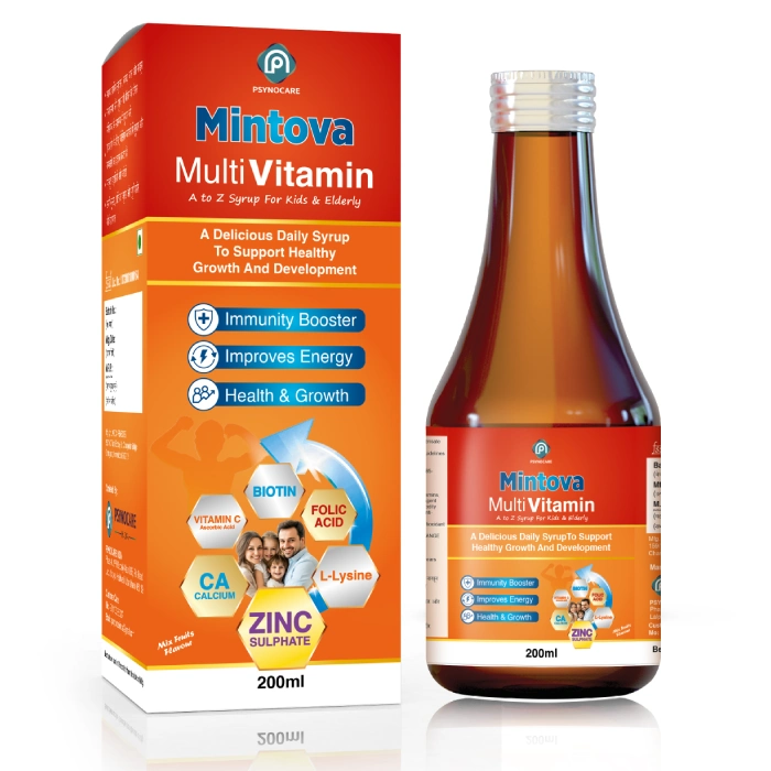 Mintova Multivitamin Syrup 200ml