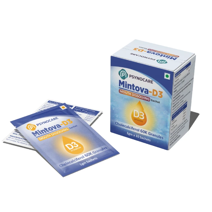 Mintova-D3 Mouth Dissolving Sachets